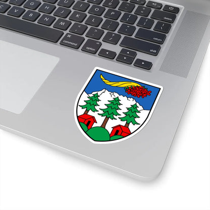 CHE Val-dIlliez COA (Switzerland) (Coat of Arms) STICKER Vinyl Kiss-Cut Decal - The Sticker Space