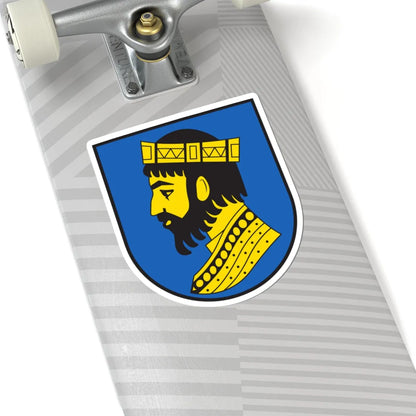 CHE Val Müstair COA (Switzerland) (Coat of Arms) STICKER Vinyl Kiss-Cut Decal - The Sticker Space