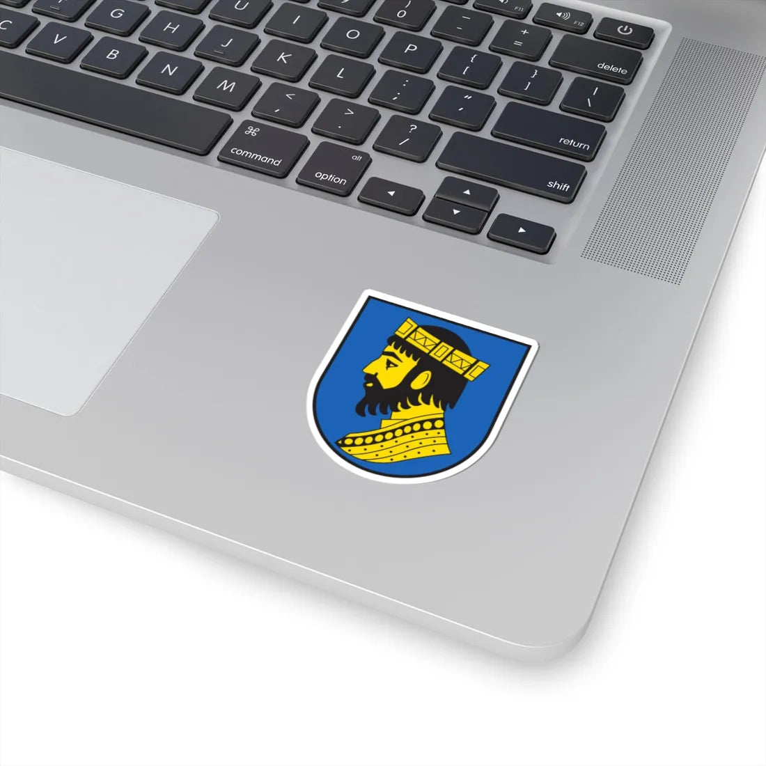 CHE Val Müstair COA (Switzerland) (Coat of Arms) STICKER Vinyl Kiss-Cut Decal - The Sticker Space