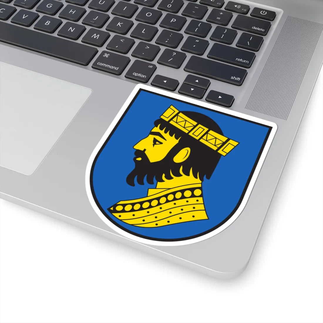 CHE Val Müstair COA (Switzerland) (Coat of Arms) STICKER Vinyl Kiss-Cut Decal - The Sticker Space