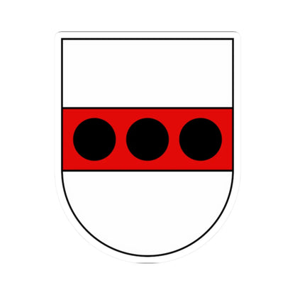 CHE Vallon COA (Switzerland) (Coat of Arms) STICKER Vinyl Kiss-Cut Decal 2 Inch White - The Sticker Space