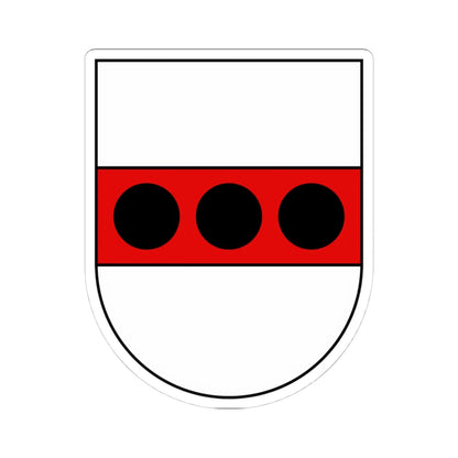 CHE Vallon COA (Switzerland) (Coat of Arms) STICKER Vinyl Kiss-Cut Decal 4 Inch White - The Sticker Space