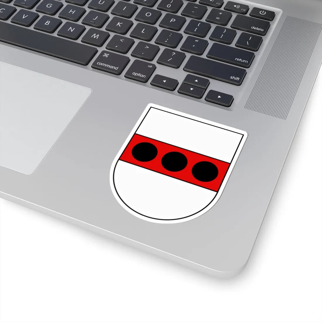 CHE Vallon COA (Switzerland) (Coat of Arms) STICKER Vinyl Kiss-Cut Decal - The Sticker Space