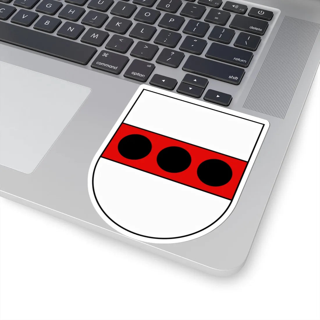 CHE Vallon COA (Switzerland) (Coat of Arms) STICKER Vinyl Kiss-Cut Decal - The Sticker Space