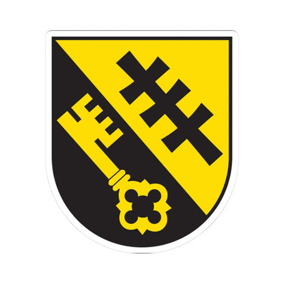 CHE Vals COA (Switzerland) (Coat of Arms) STICKER Vinyl Kiss-Cut Decal 3 Inch White - The Sticker Space