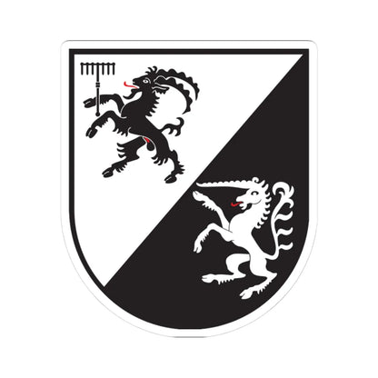 CHE Valsot COA (Switzerland) (Coat of Arms) STICKER Vinyl Kiss-Cut Decal 3 Inch White - The Sticker Space