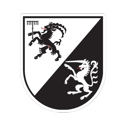 CHE Valsot COA (Switzerland) (Coat of Arms) STICKER Vinyl Kiss-Cut Decal 6 Inch White - The Sticker Space