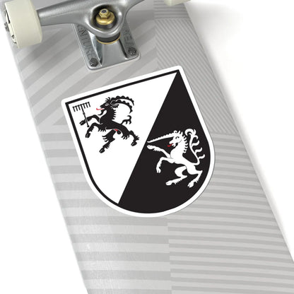 CHE Valsot COA (Switzerland) (Coat of Arms) STICKER Vinyl Kiss-Cut Decal - The Sticker Space