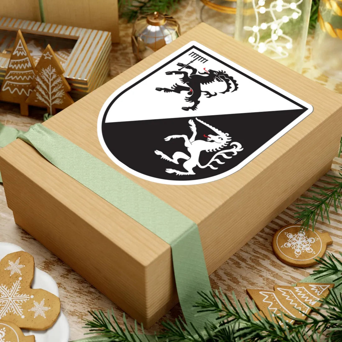 CHE Valsot COA (Switzerland) (Coat of Arms) STICKER Vinyl Kiss-Cut Decal - The Sticker Space