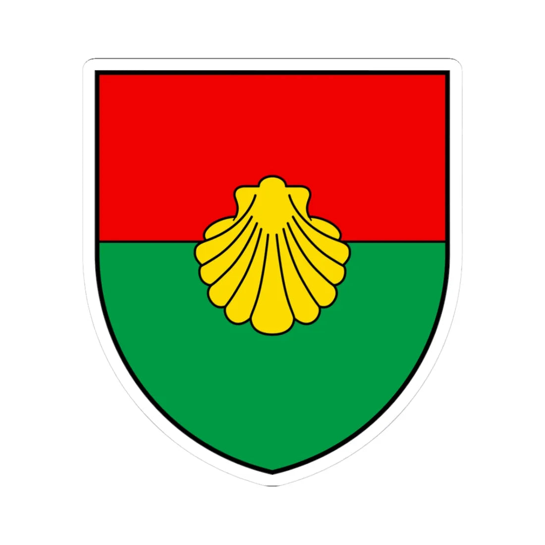 CHE Vandœuvres COA (Switzerland) (Coat of Arms) STICKER Vinyl Kiss-Cut Decal 3 Inch White - The Sticker Space