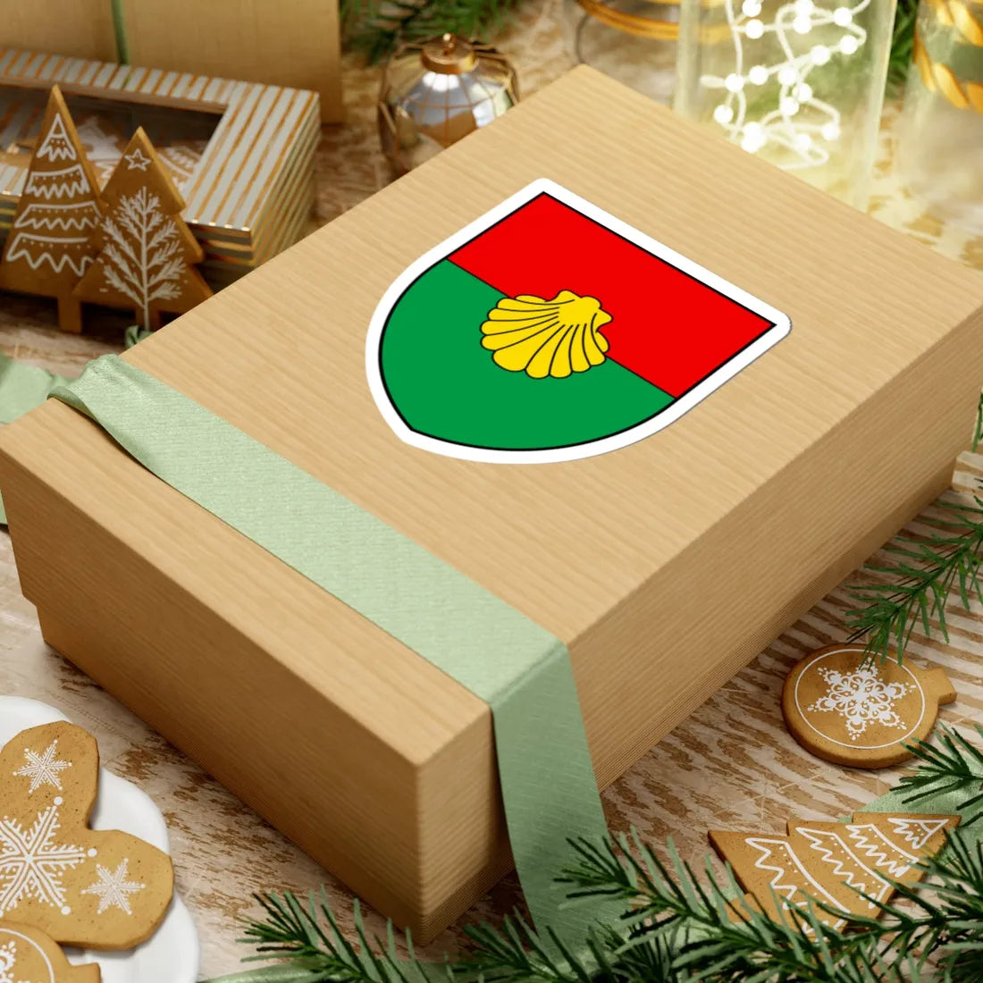 CHE Vandœuvres COA (Switzerland) (Coat of Arms) STICKER Vinyl Kiss-Cut Decal - The Sticker Space