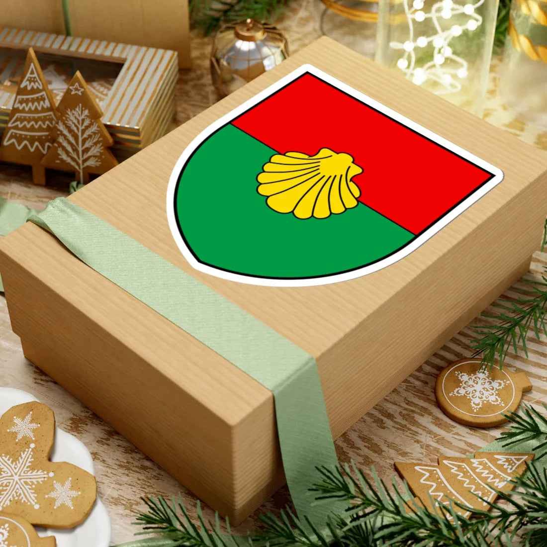 CHE Vandœuvres COA (Switzerland) (Coat of Arms) STICKER Vinyl Kiss-Cut Decal - The Sticker Space