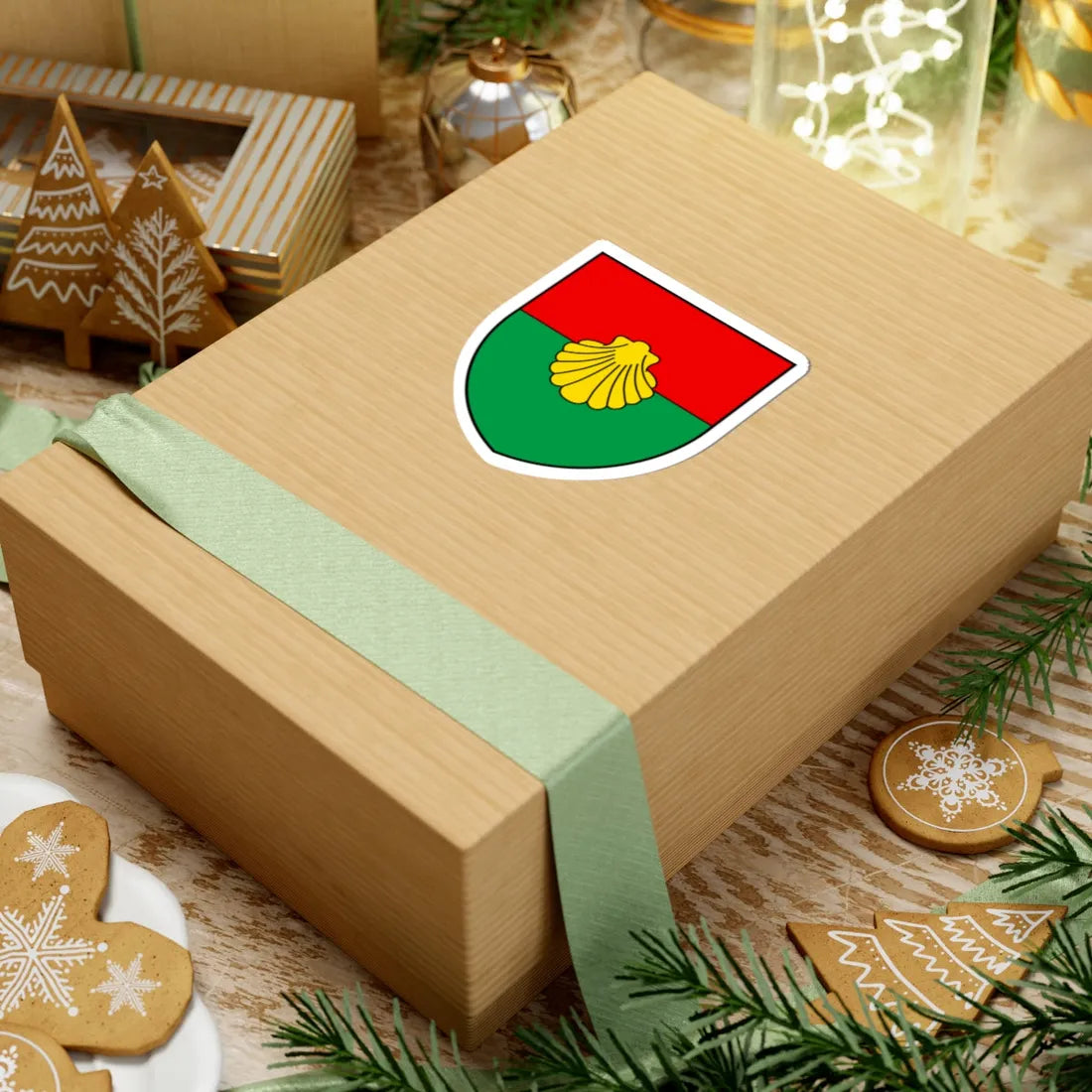 CHE Vandœuvres COA (Switzerland) (Coat of Arms) STICKER Vinyl Kiss-Cut Decal - The Sticker Space