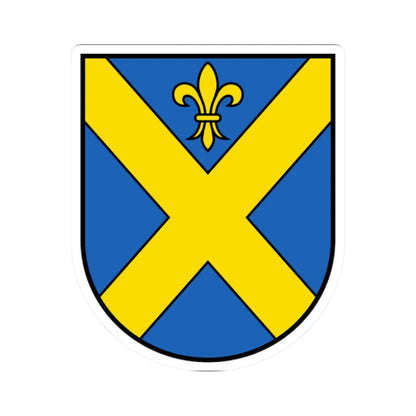 CHE Vendlincourt COA (Switzerland) (Coat of Arms) STICKER Vinyl Kiss-Cut Decal 2 Inch White - The Sticker Space