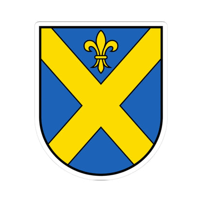 CHE Vendlincourt COA (Switzerland) (Coat of Arms) STICKER Vinyl Kiss-Cut Decal 3 Inch White - The Sticker Space