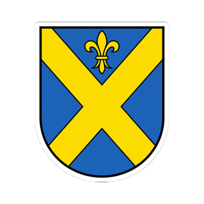 CHE Vendlincourt COA (Switzerland) (Coat of Arms) STICKER Vinyl Kiss-Cut Decal 4 Inch White - The Sticker Space
