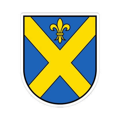 CHE Vendlincourt COA (Switzerland) (Coat of Arms) STICKER Vinyl Kiss-Cut Decal 6 Inch White - The Sticker Space