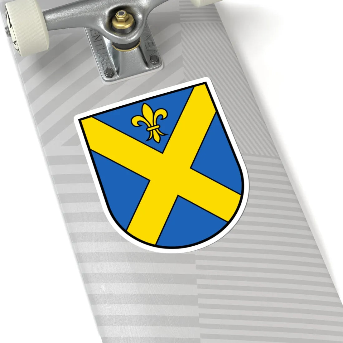 CHE Vendlincourt COA (Switzerland) (Coat of Arms) STICKER Vinyl Kiss-Cut Decal - The Sticker Space
