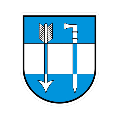 CHE Vernate COA (Switzerland) (Coat of Arms) STICKER Vinyl Kiss-Cut Decal 3 Inch White - The Sticker Space
