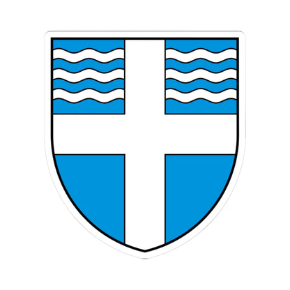 CHE Versoix COA (Switzerland) (Coat of Arms) STICKER Vinyl Kiss-Cut Decal 3 Inch White - The Sticker Space