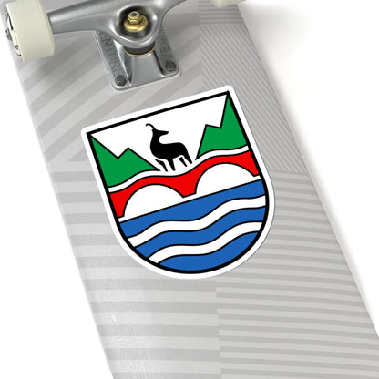 CHE Verzasca TI COA (Switzerland) (Coat of Arms) STICKER Vinyl Kiss-Cut Decal - The Sticker Space