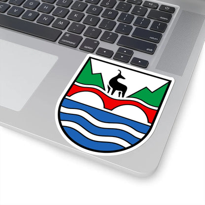 CHE Verzasca TI COA (Switzerland) (Coat of Arms) STICKER Vinyl Kiss-Cut Decal - The Sticker Space