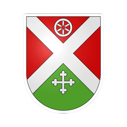 CHE Villaz COA (Switzerland) (Coat of Arms) STICKER Vinyl Kiss-Cut Decal 3 Inch White - The Sticker Space
