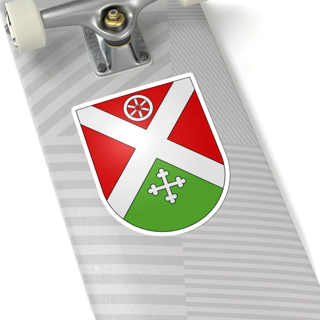 CHE Villaz COA (Switzerland) (Coat of Arms) STICKER Vinyl Kiss-Cut Decal - The Sticker Space