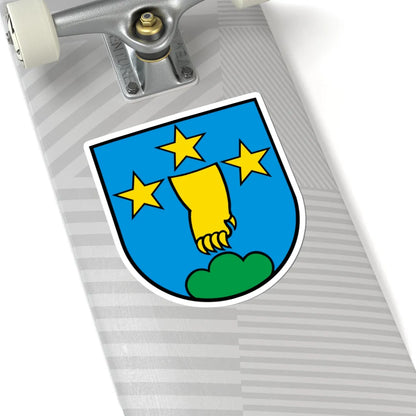 CHE Villigen COA (Switzerland) (Coat of Arms) STICKER Vinyl Kiss-Cut Decal - The Sticker Space
