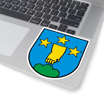 CHE Villigen COA (Switzerland) (Coat of Arms) STICKER Vinyl Kiss-Cut Decal - The Sticker Space