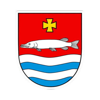 CHE Vitznau COA (Switzerland) (Coat of Arms) STICKER Vinyl Kiss-Cut Decal 2 Inch White - The Sticker Space