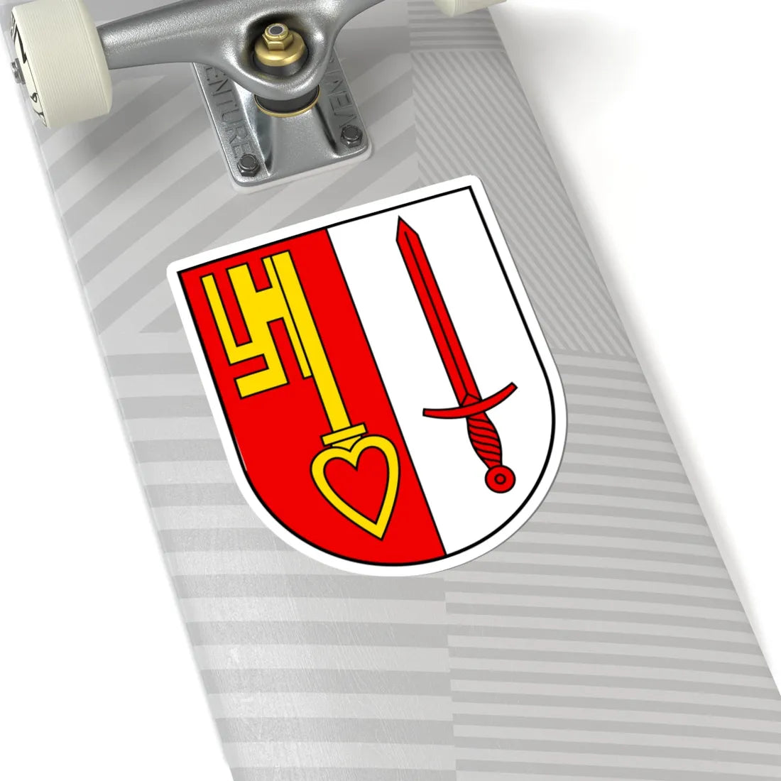 CHE Vorderthal COA (Switzerland) (Coat of Arms) STICKER Vinyl Kiss-Cut Decal - The Sticker Space