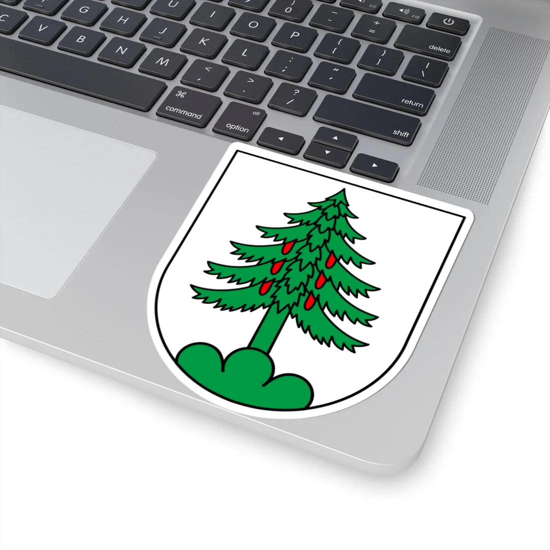 CHE Walchwil COA (Switzerland) (Coat of Arms) STICKER Vinyl Kiss-Cut Decal - The Sticker Space