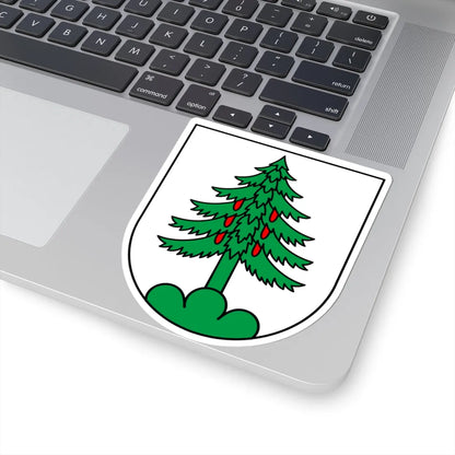 CHE Walchwil COA (Switzerland) (Coat of Arms) STICKER Vinyl Kiss-Cut Decal - The Sticker Space