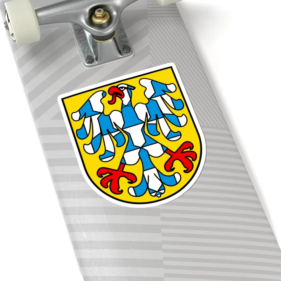 CHE Waldenburg BL COA (Switzerland) (Coat of Arms) STICKER Vinyl Kiss-Cut Decal - The Sticker Space