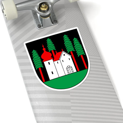 CHE Waldstatt COA lesser (Switzerland) (Coat of Arms) STICKER Vinyl Kiss-Cut Decal - The Sticker Space