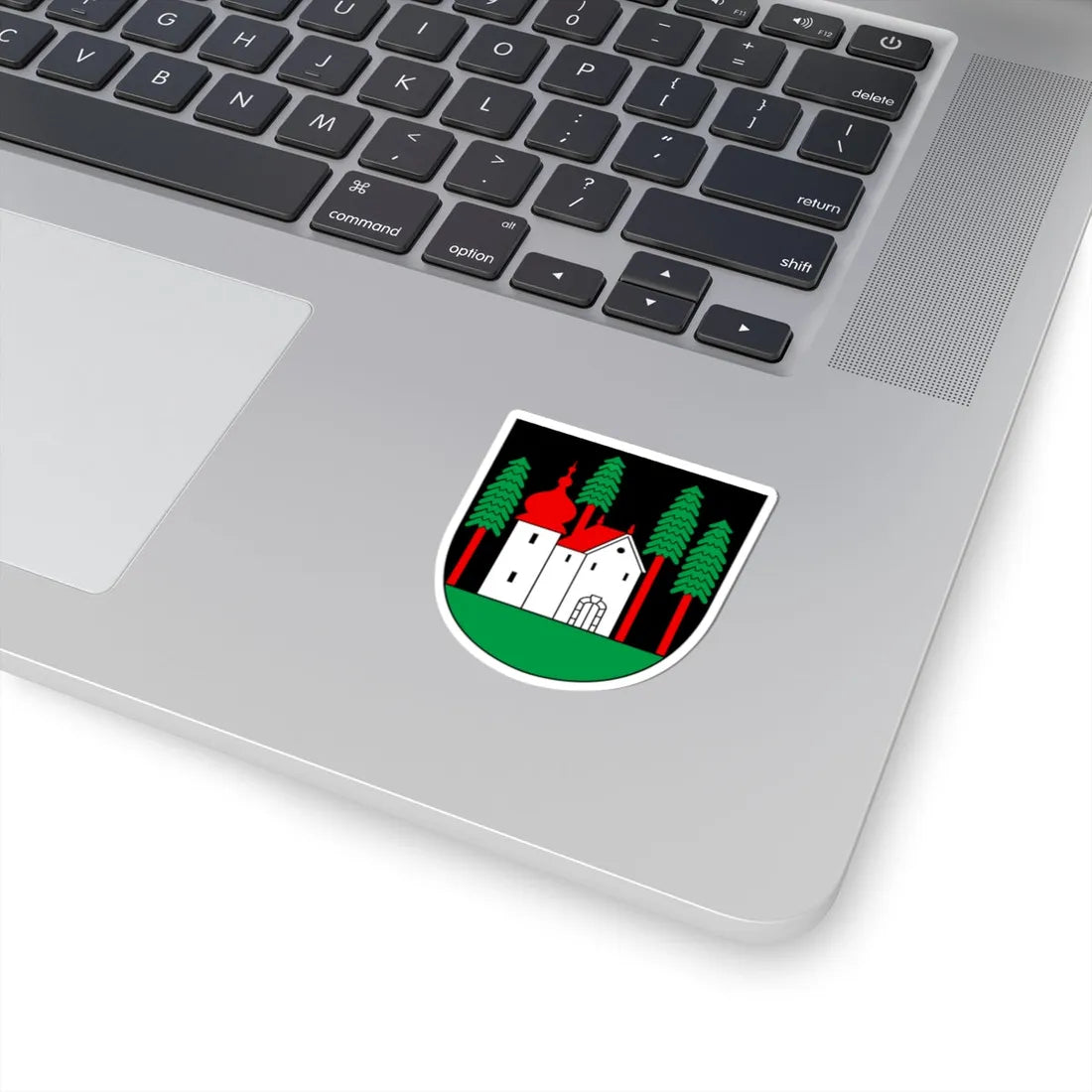 CHE Waldstatt COA lesser (Switzerland) (Coat of Arms) STICKER Vinyl Kiss-Cut Decal - The Sticker Space