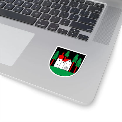 CHE Waldstatt COA lesser (Switzerland) (Coat of Arms) STICKER Vinyl Kiss-Cut Decal - The Sticker Space