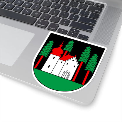 CHE Waldstatt COA lesser (Switzerland) (Coat of Arms) STICKER Vinyl Kiss-Cut Decal - The Sticker Space