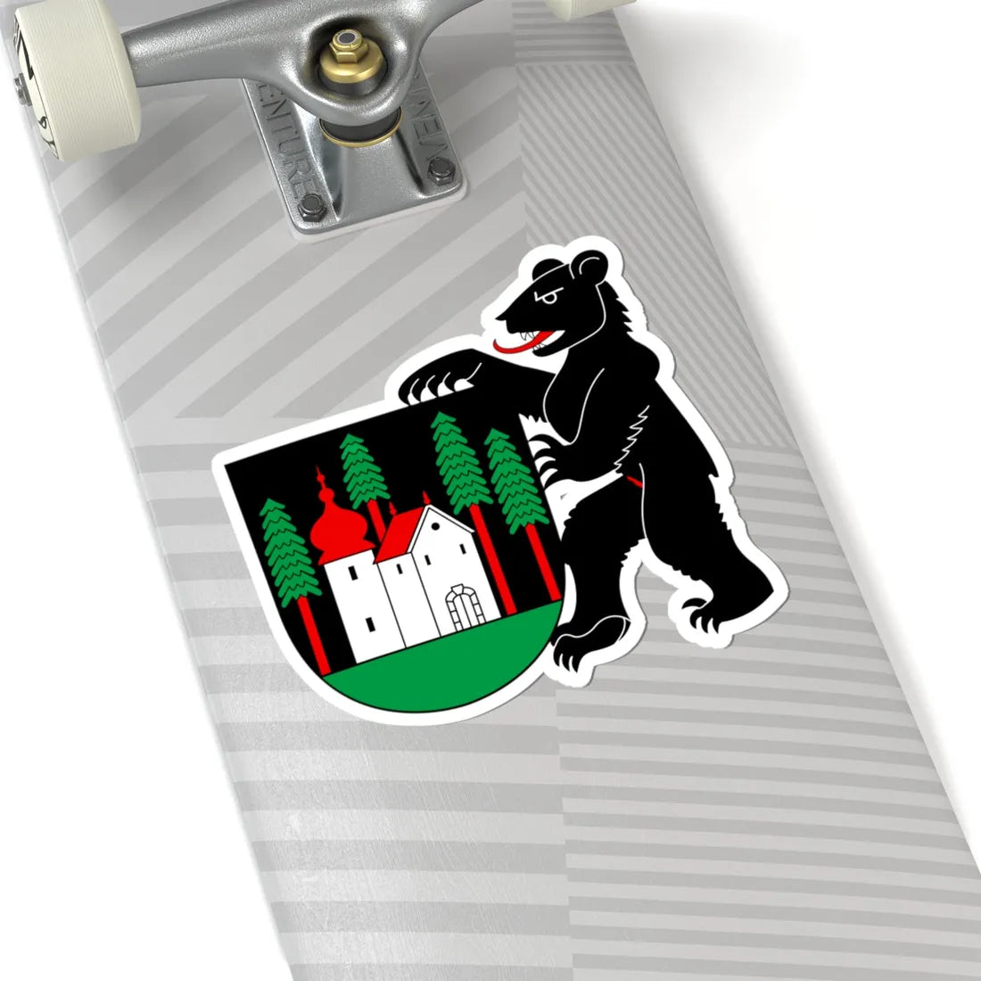 CHE Waldstatt COA (Switzerland) (Coat of Arms) STICKER Vinyl Kiss-Cut Decal - The Sticker Space