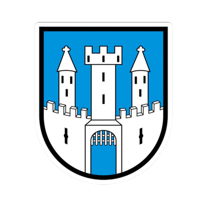 CHE Walenstadt COA (Switzerland) (Coat of Arms) STICKER Vinyl Kiss-Cut Decal 2 Inch White - The Sticker Space