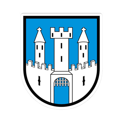 CHE Walenstadt COA (Switzerland) (Coat of Arms) STICKER Vinyl Kiss-Cut Decal 3 Inch White - The Sticker Space