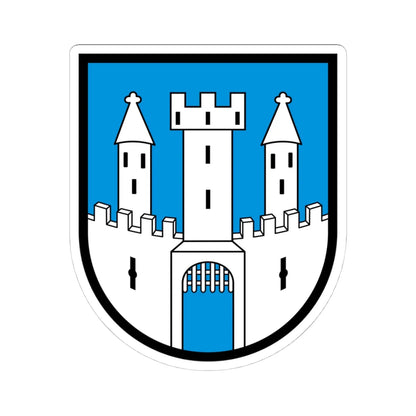 CHE Walenstadt COA (Switzerland) (Coat of Arms) STICKER Vinyl Kiss-Cut Decal 4 Inch White - The Sticker Space