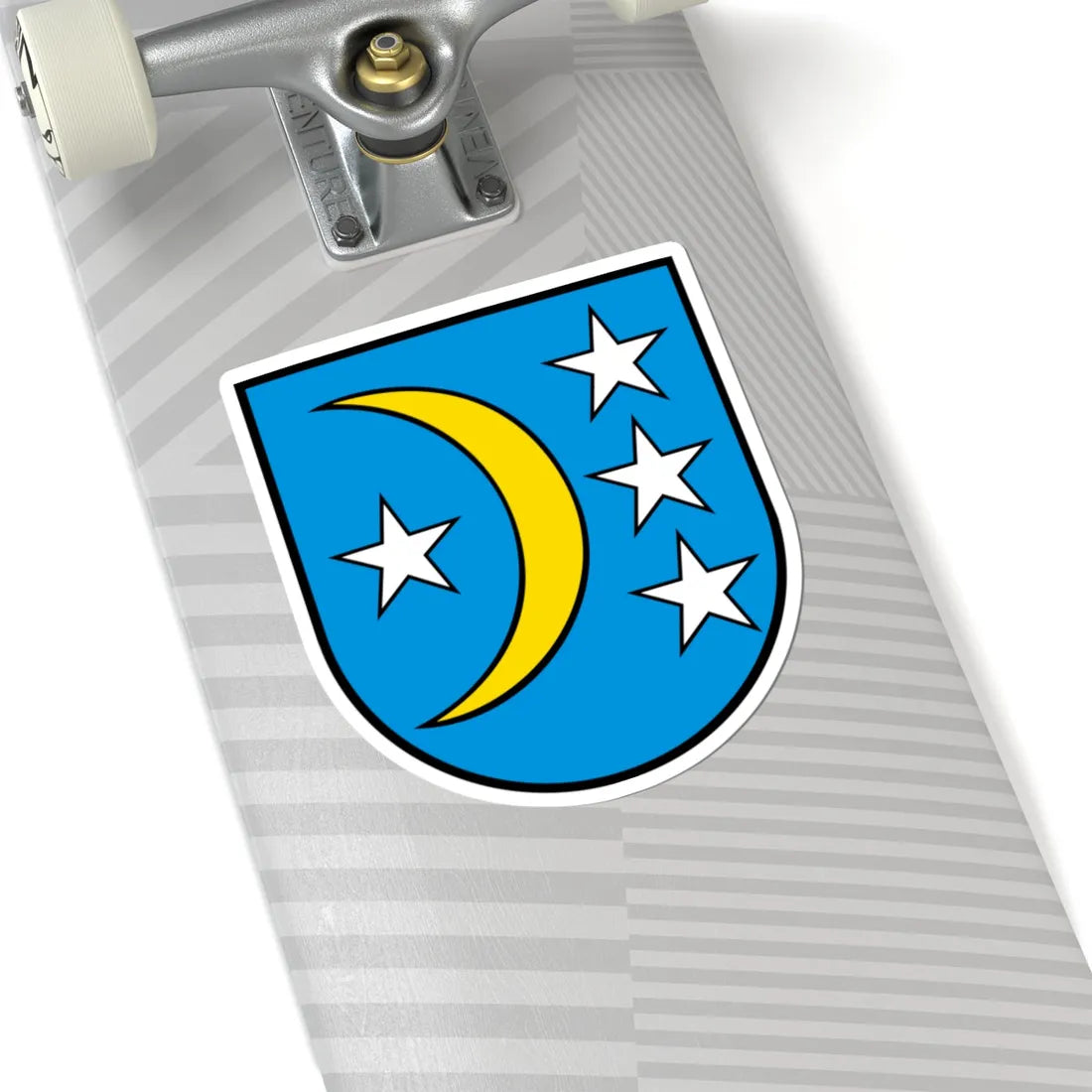 CHE Waltenschwil COA (Switzerland) (Coat of Arms) STICKER Vinyl Kiss-Cut Decal - The Sticker Space