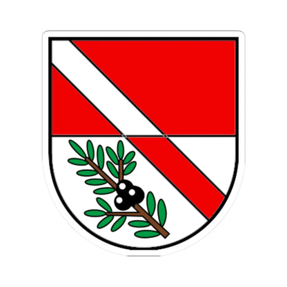 CHE Walterswil SO COA (Switzerland) (Coat of Arms) STICKER Vinyl Kiss-Cut Decal 6 Inch White - The Sticker Space