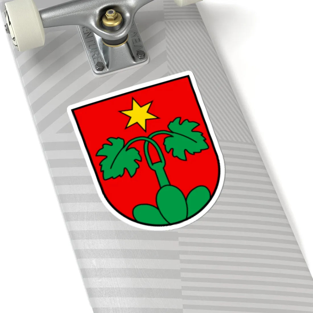 CHE Wartau COA (Switzerland) (Coat of Arms) STICKER Vinyl Kiss-Cut Decal - The Sticker Space