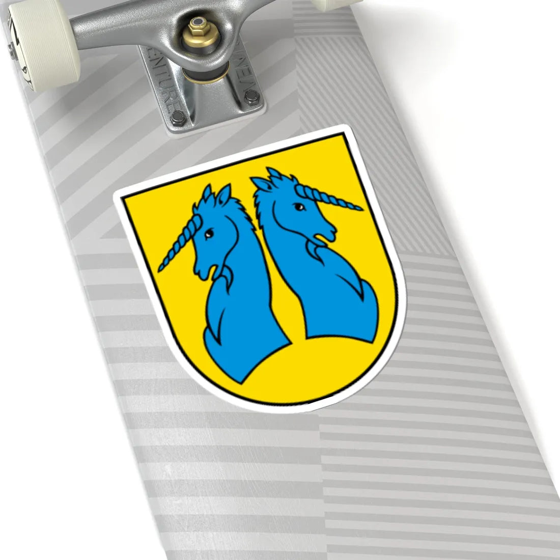 CHE Wattwil COA (Switzerland) (Coat of Arms) STICKER Vinyl Kiss-Cut Decal - The Sticker Space