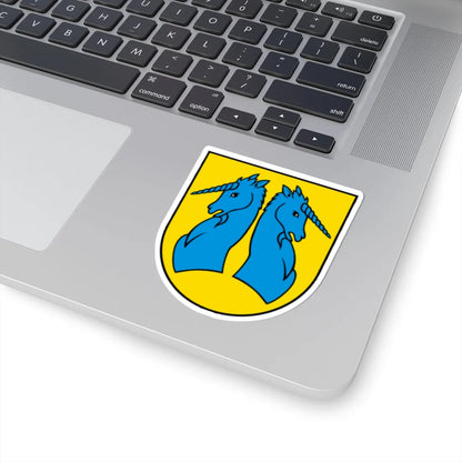 CHE Wattwil COA (Switzerland) (Coat of Arms) STICKER Vinyl Kiss-Cut Decal - The Sticker Space