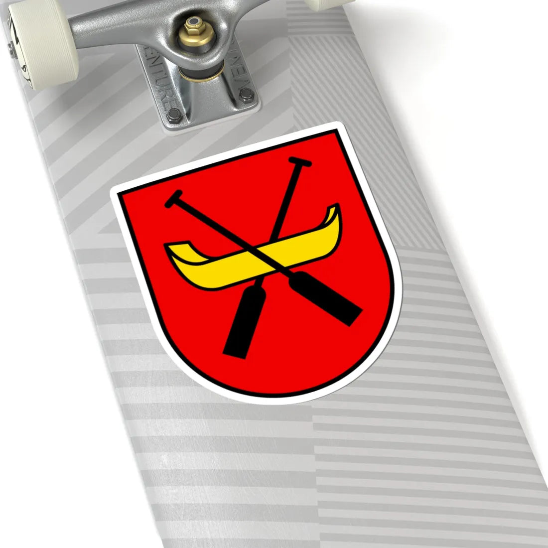 CHE Wauwil COA (Switzerland) (Coat of Arms) STICKER Vinyl Kiss-Cut Decal - The Sticker Space