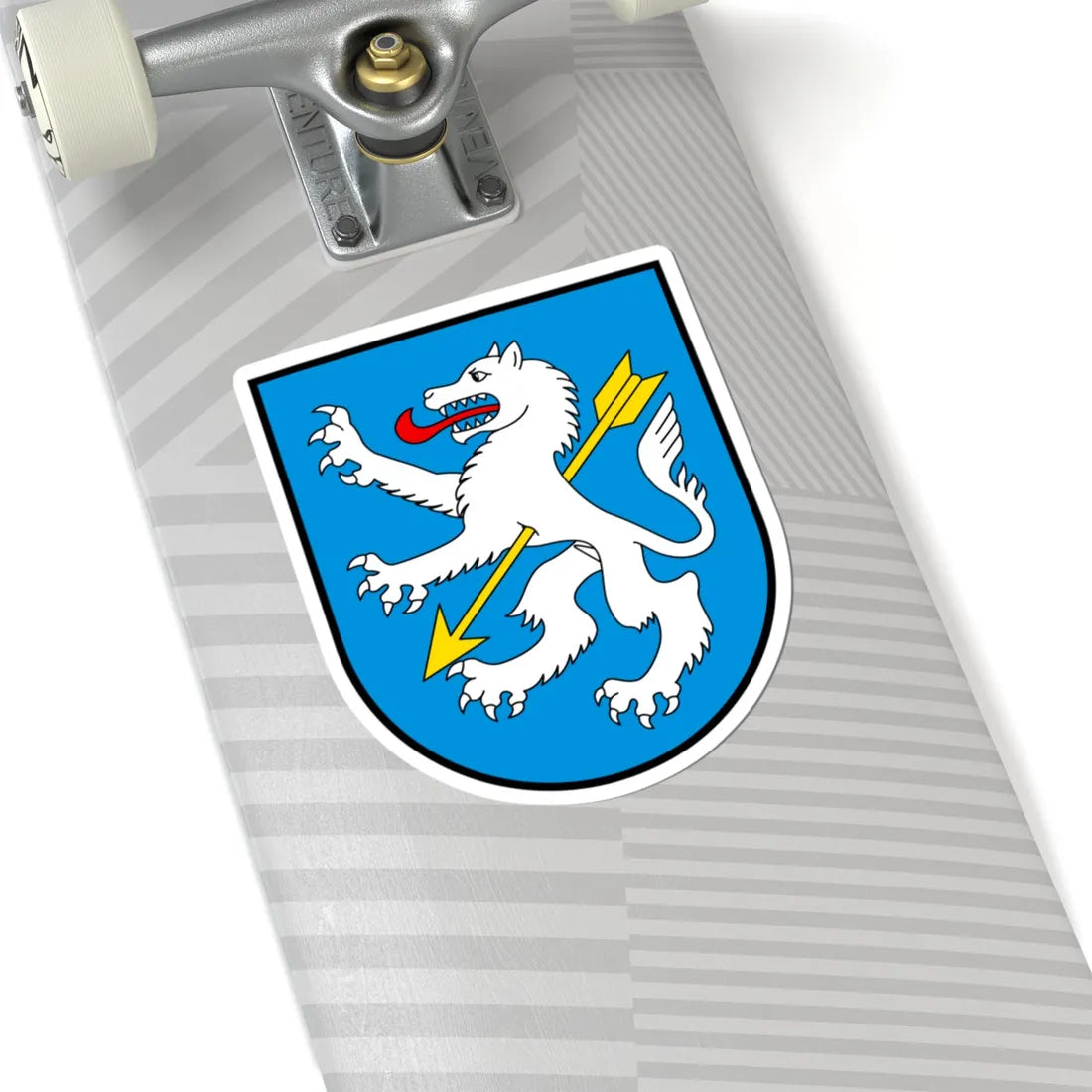 CHE Wolfenschiessen COA (Switzerland) (Coat of Arms) STICKER Vinyl Kiss-Cut Decal - The Sticker Space